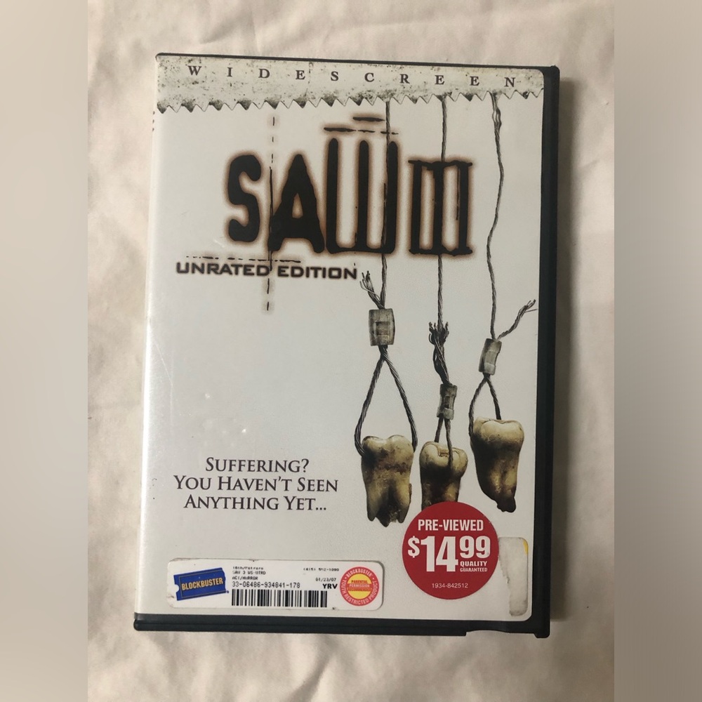 SAW DVD MOVIE